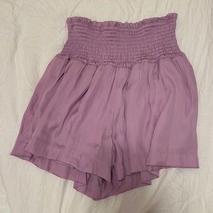 Smocked Flowy Shorts